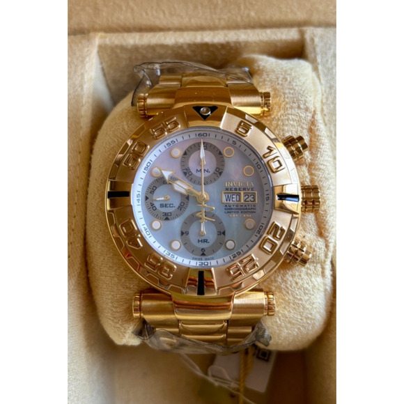 Invicta 13029 Reserve Subaqua Noma I Limited Swiss Valjoux 7750 Mother-of-Pearl - Picture 3 of 12